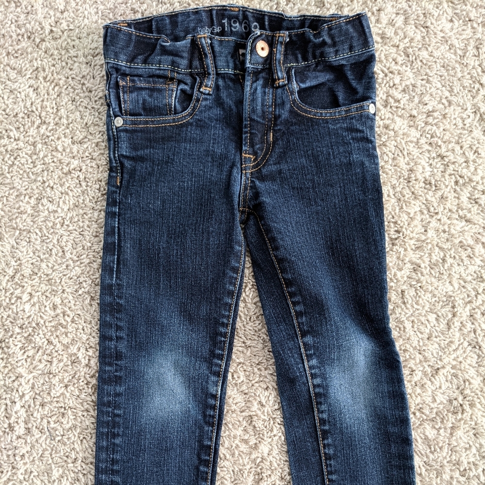 baby Gap 1969 Dark Blue Skinny Jeans Boys Size 4